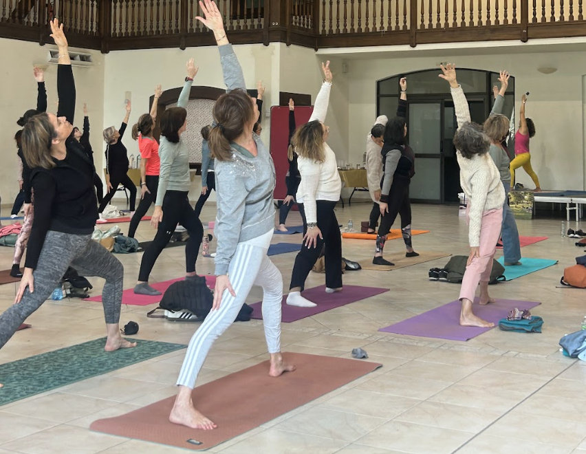 Cours de yoga collectif