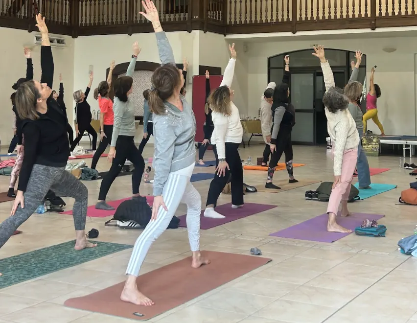 Cours de yoga collectif